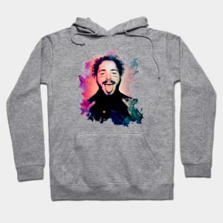 Post Malone Face Hoodie